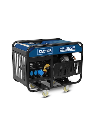 Factor Benzinli Jeneratör 15 Kva Monofaze Fckgl15000fe