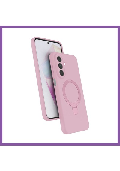 Bezos Samsung Galaxy A27 5g Regal Magsafe Standlı Kapak - Açık Pembe Bzoshb AÇIK PEMBE