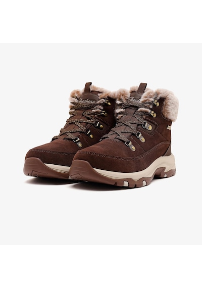 Skechers Trego-snow Worries Kadın Bot 167882-choc Kahverengi