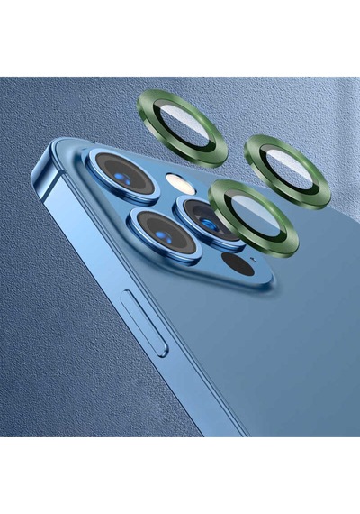 İphone 11 Pro Max Uyumlu Zore Cl-07 Kamera Koruyucu-koyu Yeşil Koyu Yeşil