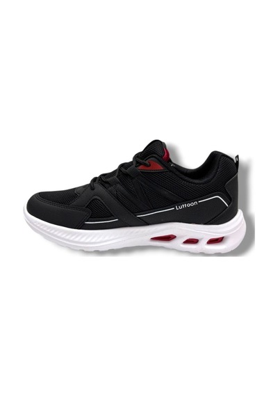 Luttoon 4157-26 Anorak Anatomik Erkek Sneaker Siyah Beyaz Kırmızı