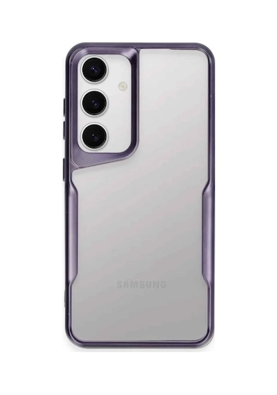 Galaxy A35 5g Kılıf Boyi Silikon Kapak - Derin Mor