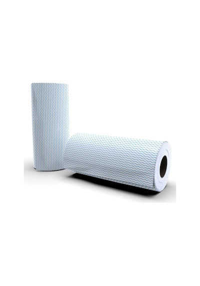 Technow 33 Yaprak Kopar Kullan Rulo Hassas Temizlik Bezi Mavi 25x30cm 2 Rulo Adet