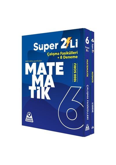 6. Sınıf Süper İkili Matematik Seti Örnek Akademi