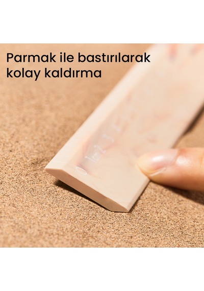 Nusıgncetvel 15 Cm Gri Çift Taraflı Ölçekli Okul Cetveli Beyaz