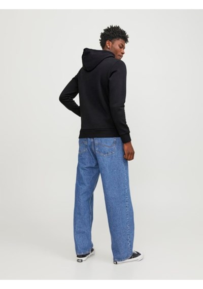 Jack & Jones Jack&jones 12250682 Jjejeff Crop Logo Sweat Siyah