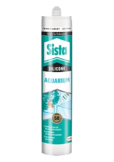 Sista Akvaryum Silikonu Şeffaf 310 ML 3 Adet