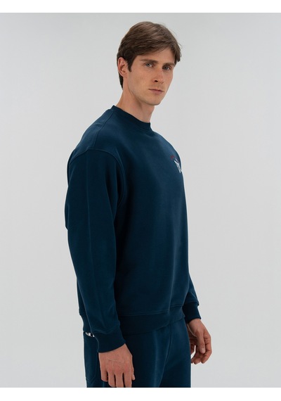 Everlast Heritage Champions Lacivert Unisex Sweatshirt Petrol