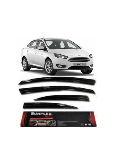 Ford Focus 3-3.5 Kasa Cam Rüzgarlığı 4 Parça Sunplex
