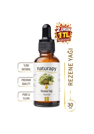 Rezene Yağı Fennel Oil Soğuk Sıkım Sabit Yağ 30 Ml Damlalıklı Cam Şişe