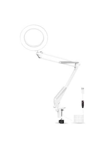 Valkyrie Katlanabilir Ayarlanabilir Led Işıklı Masaüstü Büyüteç