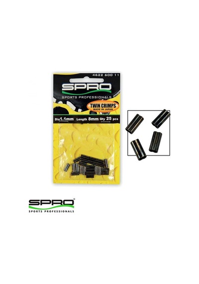 D. Spro Twin Crimps Ikili Sıkma Burcu 1.1Mm 1/25