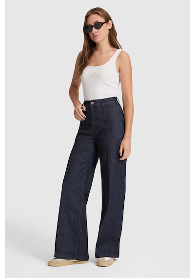 U.S. Polo Assn. U.s. Polo Assn. Kadın Mavi Pantolon Jean 50325215-dn0013 Blue Rınse