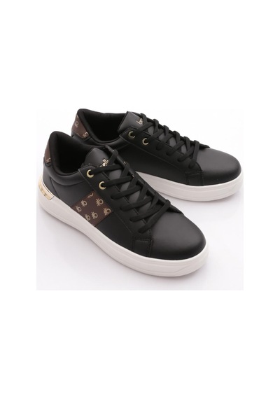 Benetton Bni-12132 Kadın Sneaker Ayakkabı Siyah Beyaz