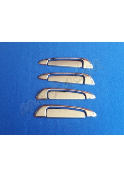 Fiat Linea Krom Kapı Kolu 2006-2018 4 Kapı 8 Parça Paslanmaz Çeli
