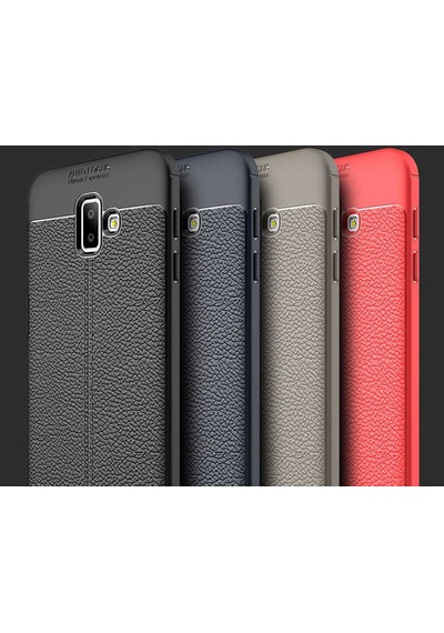 Samsung Uyumlu Galaxy J6 Plus Kılıf Zore Niss Silikon Kapak Kırmızı