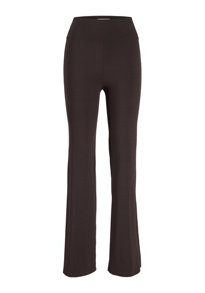 Jack & Jones Kadin Yuksek Bel Yoga Tayti Interlock Kumas Esnek Spor Tayt - 12292391 Seal Brown