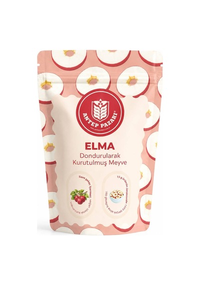 Elma Kuru Meyve Cipsi - Dondurularak Kurutulmuş Freeze Dried Çıtır Elma - 15g - 653686743 Diğer