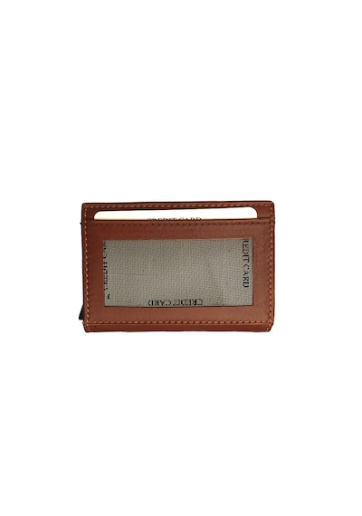 Ancora Leather Hakiki Deri Erkek Cüzdanı Mekanizmalı Taba 2704 Taba