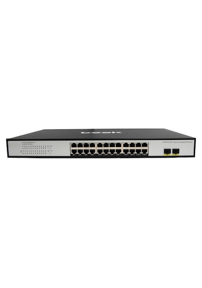 Beek Bn-gs-1242p2s 24 Port Gigabit Poe 2 Port Sfp 400w Poe Switch