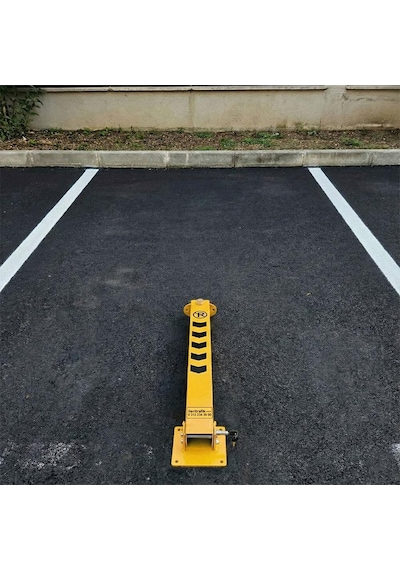 Kilitli Otopark Direği 75 Cm, Yatar Tip Dahili Kilitli Park Bariyeri-4013