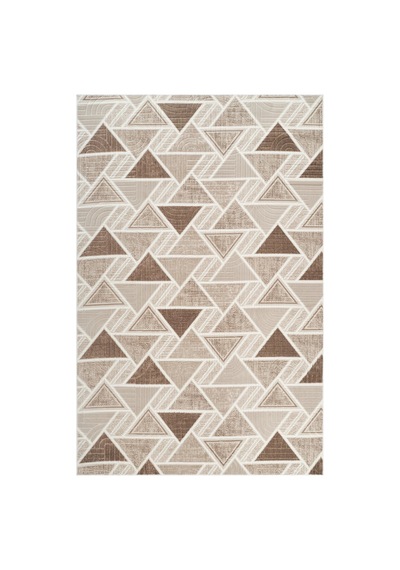 Villadia Home Textile Modern Desen Baskılı Kaymaz Taban Elit Şık Dört Mevsim Yıkanabilir Halı Yolluk Oturma Salon Odası Vd1107kahve Kahve