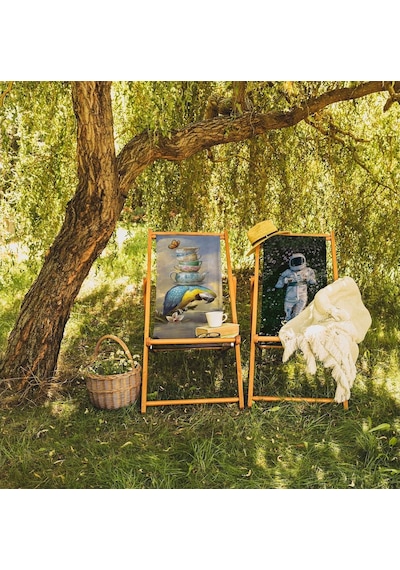Bluehomeconcept Adawall Astronaut Katlanabilir Şezlong