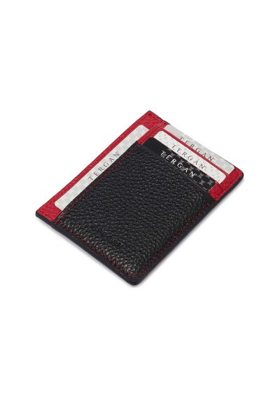 Tergan Siyah Deri Unisex Kredi Kartlık - S1kk00001676-s6l Siyah S6l
