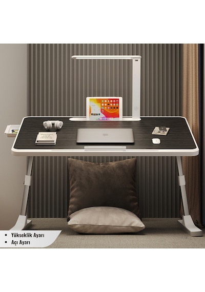 Karr Office Move - N9 Yükseklik Ayarlı Led Aydınlatmalı Siyah Laptop Sehpası Diğer