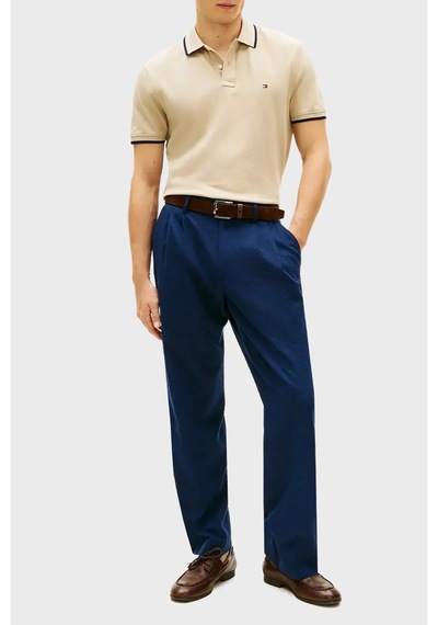 Tommy Hilfiger Erkek Polo Yaka T Shirt Mw0mw42748 Rbt Kum
