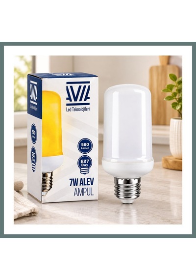 Ventra E27 Alev Görünümlü Ampul 7w 560 Lümen Ip20 Ventra Standart