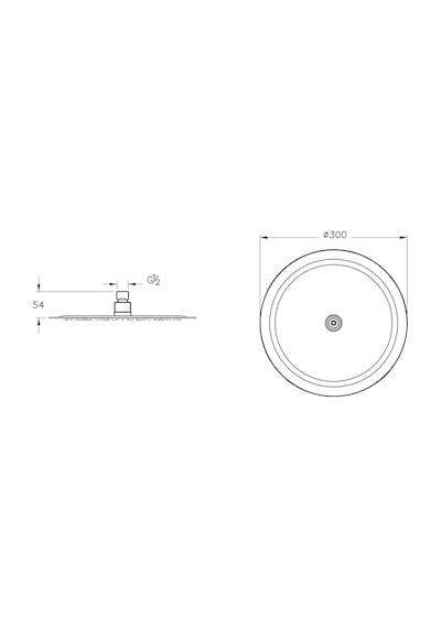Artema Lite Lc Duş Başlığı 300 Mm Altın A4567423 Altın