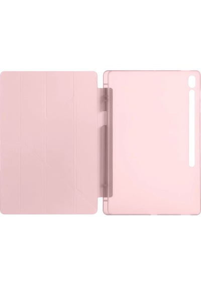 Mey İthalat iPad Uyumlu  Pro 13 2024 Kılıf Kalemlikli Hugo Tablet Kılıfı - Rose Gold