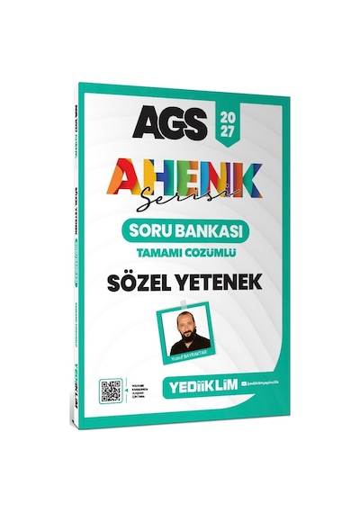 Yediiklim Yayınları 2027 Meb Ags Ahenk Serisi Sözel Yetenek Tamamı Çözümlü Soru Bankası
