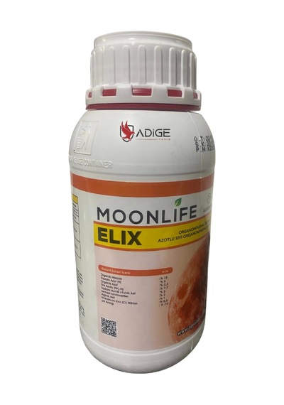 Moonlife Elix Azotlu Sıvı Organomineral Gübre Humik Fulvik Asit Ve Amino Asit 500 Cc 500 ML