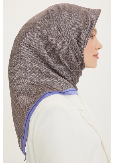 Armine Sura İpek Eşarp 8733d-36 Mavi