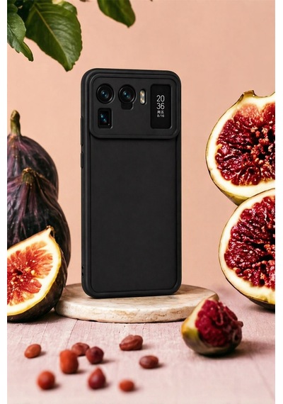 Mi 11 Ultra Ve Mi 11 Uyumlu Kamera Çıkıntılı Mat Silikon Telefon Kılıfı Resimdeki