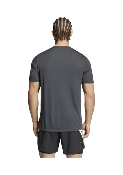 Adidas Run Ess Erkek Spor Tişört - Kg3190 Siyah