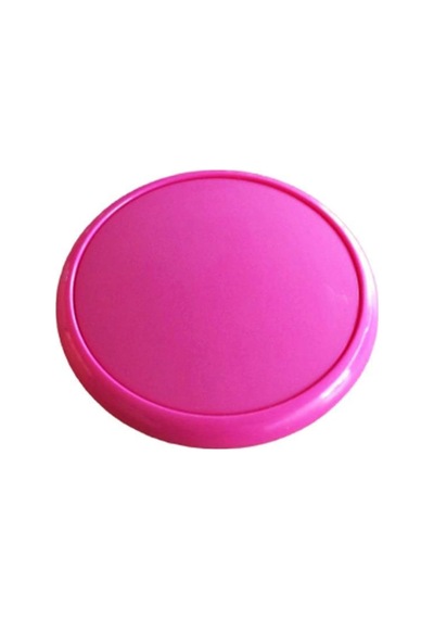 5 Adet Çocuk Odası Tekli Düğme Mobilya Kulp Çap 55 Mm Pembe