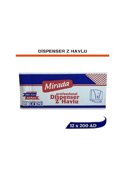 Mirada Z Katlı Havlu 12’li Koli