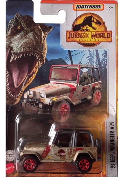 Matchbox Jurassic World Tekli Araçlar Fmw90 Hbh07 93 Jeep Wrangler
