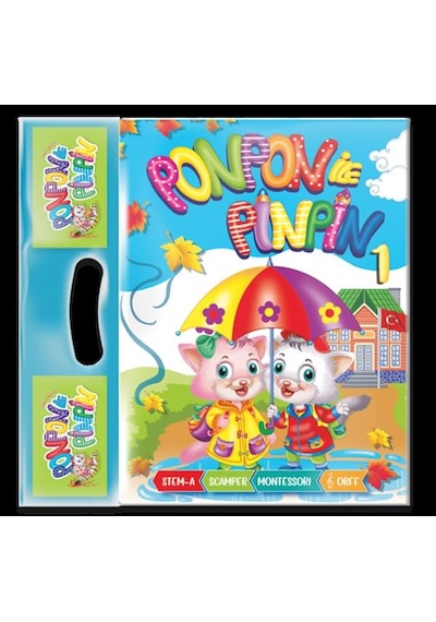 Ponpon ile Pinpin Okul Öncesi Eğitim Seti +36 - Minik Damla