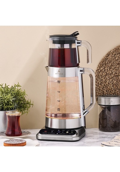 Aryıldız Design XL 2.3 L Digital Cam Çay Makinesi