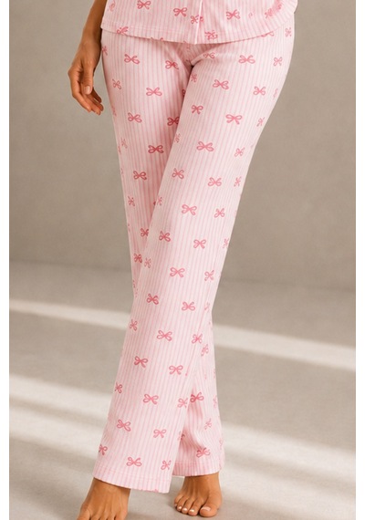 Norcia Sports Kadın Kısa Kol Rahat Kalıp Şık Pembe Pijama Takımı Çok Renkli - 929323054 Çok Renkli - 929323054 Çok Renkli