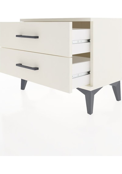 Arges Komodin 2 Çekmeceli 60x30x48 Aytaşı-aytaşı Aytaşı