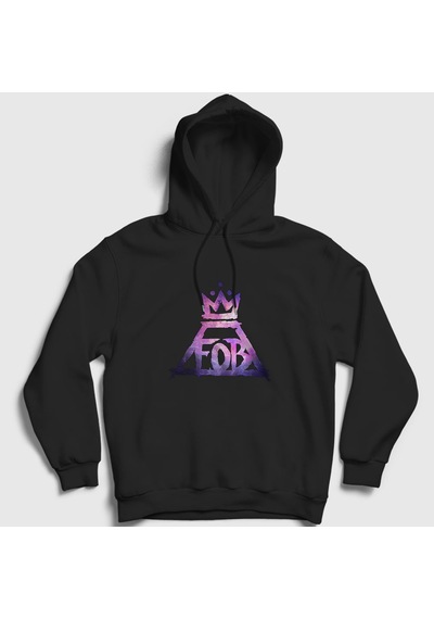 Presmono Unisex Mania Fall Out Boy Kapüşonlu Sweatshirt Siyah