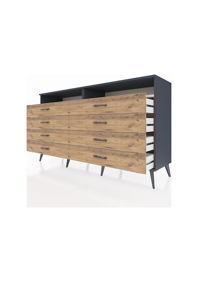 Hyperion Konsol 2 Raflı 8 Çekmeceli 176x44x99 Antrasit-aytaşı/ça Antrasit-aytaşı/çam Hyperion Konsol 2 Raflı 8 Çekmeceli 176x44x99 Antrasit-aytaşı/ça Antrasit-aytaşı/çam