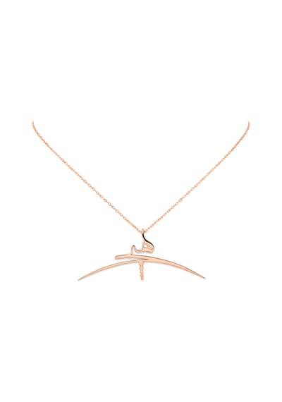 Gümüş Hiç Kolyesi - Rose Rose Gold