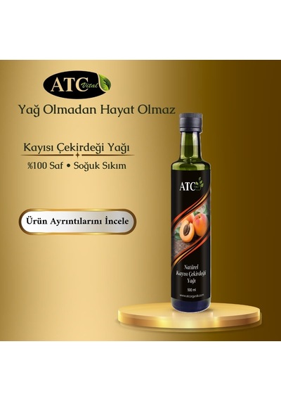 Atc Vital Kayısı Çekirdeği Yağı 500 Ml