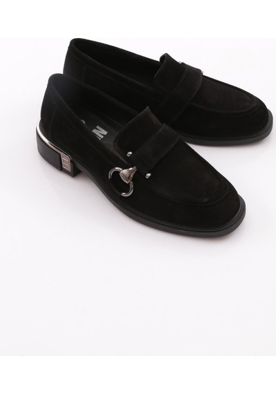 Dgn 26076 Kadın Loafer Ayakkabı Siyah